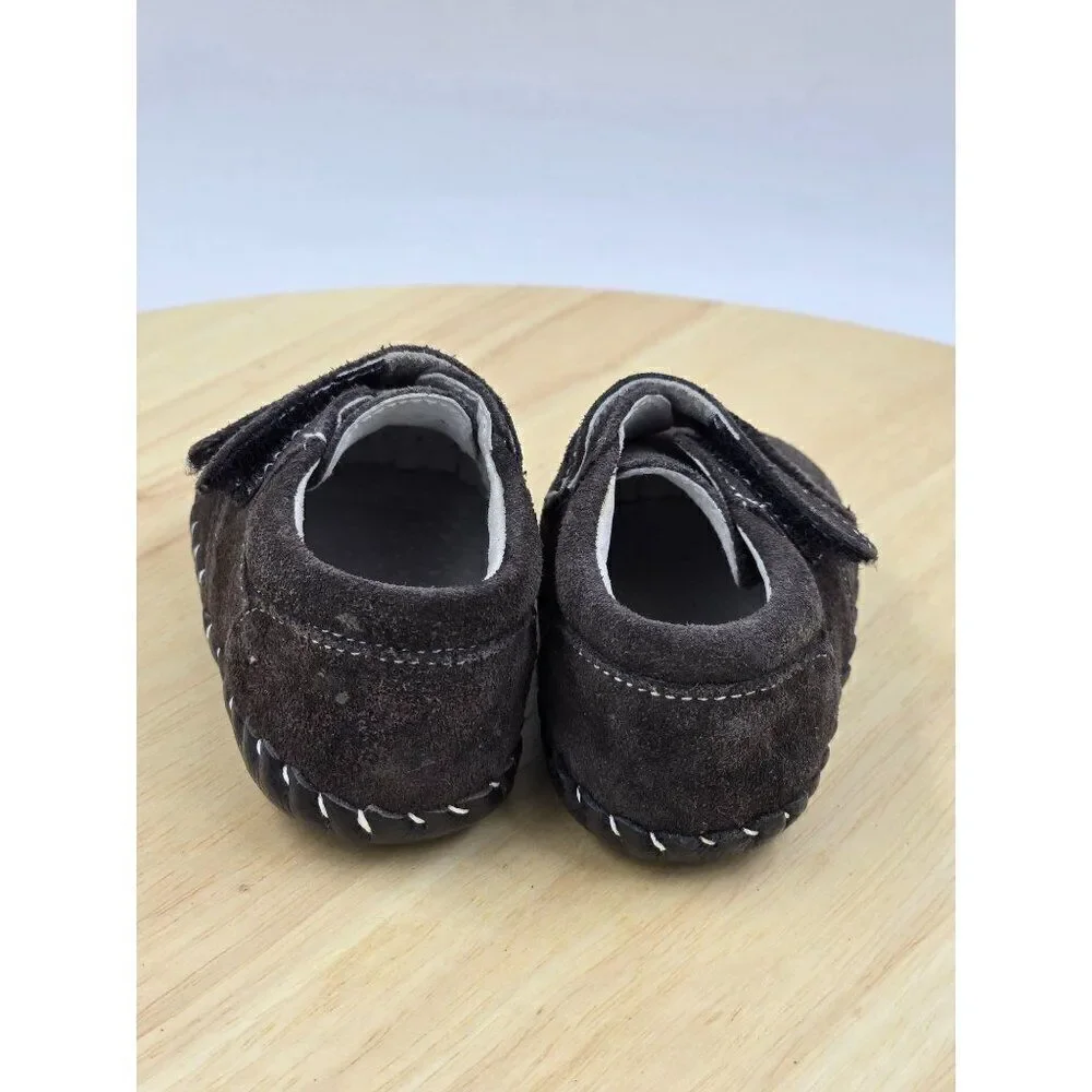 Pediped Baby Boys Size 0-6 months Dark Brown Walking Shoes